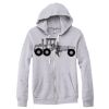 Adult Triblend Full-Zip Fleece Hooded Sweatshirt Thumbnail