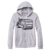 Adult Triblend Full-Zip Fleece Hooded Sweatshirt Thumbnail