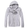 Adult Triblend Full-Zip Fleece Hooded Sweatshirt Thumbnail