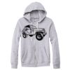 Adult Triblend Full-Zip Fleece Hooded Sweatshirt Thumbnail