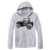 Adult Triblend Full-Zip Fleece Hooded Sweatshirt Thumbnail