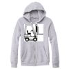 Adult Triblend Full-Zip Fleece Hooded Sweatshirt Thumbnail