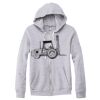 Adult Triblend Full-Zip Fleece Hooded Sweatshirt Thumbnail