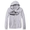 Adult Triblend Full-Zip Fleece Hooded Sweatshirt Thumbnail