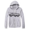 Adult Triblend Full-Zip Fleece Hooded Sweatshirt Thumbnail