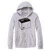 Adult Triblend Full-Zip Fleece Hooded Sweatshirt Thumbnail