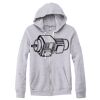 Adult Triblend Full-Zip Fleece Hooded Sweatshirt Thumbnail