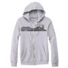 Adult Triblend Full-Zip Fleece Hooded Sweatshirt Thumbnail