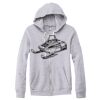 Adult Triblend Full-Zip Fleece Hooded Sweatshirt Thumbnail