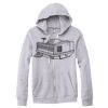 Adult Triblend Full-Zip Fleece Hooded Sweatshirt Thumbnail