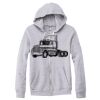 Adult Triblend Full-Zip Fleece Hooded Sweatshirt Thumbnail