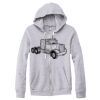 Adult Triblend Full-Zip Fleece Hooded Sweatshirt Thumbnail