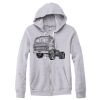 Adult Triblend Full-Zip Fleece Hooded Sweatshirt Thumbnail