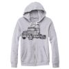 Adult Triblend Full-Zip Fleece Hooded Sweatshirt Thumbnail