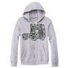 Adult Triblend Full-Zip Fleece Hooded Sweatshirt Thumbnail