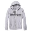 Adult Triblend Full-Zip Fleece Hooded Sweatshirt Thumbnail