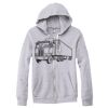 Adult Triblend Full-Zip Fleece Hooded Sweatshirt Thumbnail