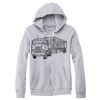 Adult Triblend Full-Zip Fleece Hooded Sweatshirt Thumbnail