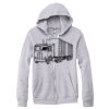 Adult Triblend Full-Zip Fleece Hooded Sweatshirt Thumbnail