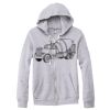 Adult Triblend Full-Zip Fleece Hooded Sweatshirt Thumbnail