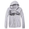 Adult Triblend Full-Zip Fleece Hooded Sweatshirt Thumbnail