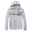 Adult Triblend Full-Zip Fleece Hooded Sweatshirt Thumbnail