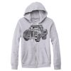 Adult Triblend Full-Zip Fleece Hooded Sweatshirt Thumbnail