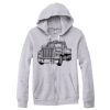 Adult Triblend Full-Zip Fleece Hooded Sweatshirt Thumbnail