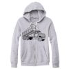 Adult Triblend Full-Zip Fleece Hooded Sweatshirt Thumbnail
