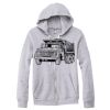 Adult Triblend Full-Zip Fleece Hooded Sweatshirt Thumbnail