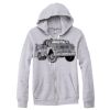 Adult Triblend Full-Zip Fleece Hooded Sweatshirt Thumbnail