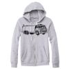 Adult Triblend Full-Zip Fleece Hooded Sweatshirt Thumbnail