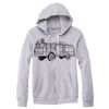 Adult Triblend Full-Zip Fleece Hooded Sweatshirt Thumbnail