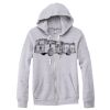 Adult Triblend Full-Zip Fleece Hooded Sweatshirt Thumbnail