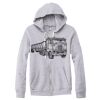 Adult Triblend Full-Zip Fleece Hooded Sweatshirt Thumbnail