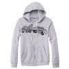 Adult Triblend Full-Zip Fleece Hooded Sweatshirt Thumbnail
