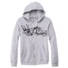 Adult Triblend Full-Zip Fleece Hooded Sweatshirt Thumbnail