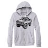 Adult Triblend Full-Zip Fleece Hooded Sweatshirt Thumbnail