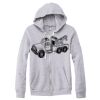 Adult Triblend Full-Zip Fleece Hooded Sweatshirt Thumbnail