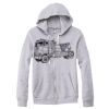 Adult Triblend Full-Zip Fleece Hooded Sweatshirt Thumbnail