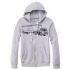 Adult Triblend Full-Zip Fleece Hooded Sweatshirt Thumbnail