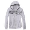 Adult Triblend Full-Zip Fleece Hooded Sweatshirt Thumbnail