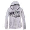 Adult Triblend Full-Zip Fleece Hooded Sweatshirt Thumbnail
