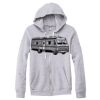 Adult Triblend Full-Zip Fleece Hooded Sweatshirt Thumbnail