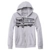 Adult Triblend Full-Zip Fleece Hooded Sweatshirt Thumbnail
