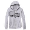 Adult Triblend Full-Zip Fleece Hooded Sweatshirt Thumbnail