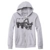 Adult Triblend Full-Zip Fleece Hooded Sweatshirt Thumbnail