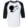 Adult Heavy Cotton™ Three-Quarter Raglan Sleeve T-Shirt Thumbnail