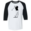 Adult Heavy Cotton™ Three-Quarter Raglan Sleeve T-Shirt Thumbnail